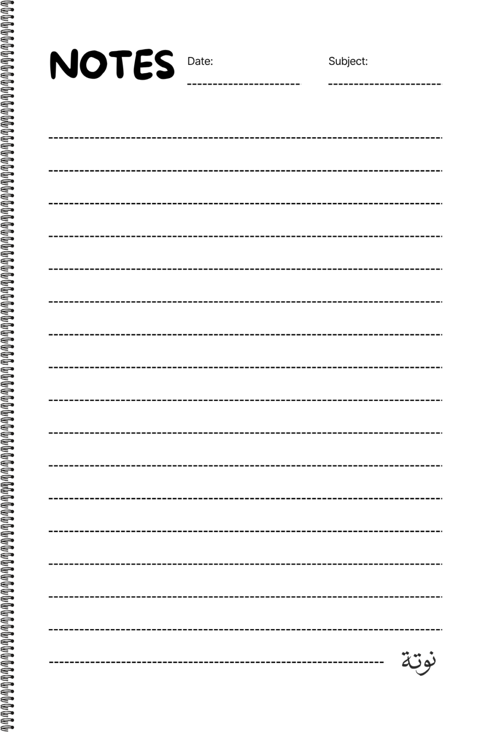 Notes Inside A5 Pinky Clouds Notebook