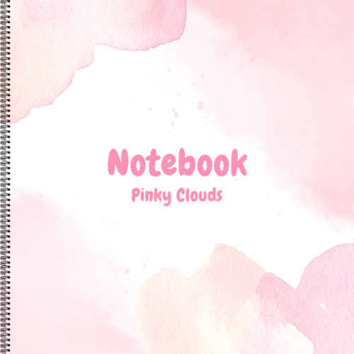 Notebooks Pinky Clouds Notebook