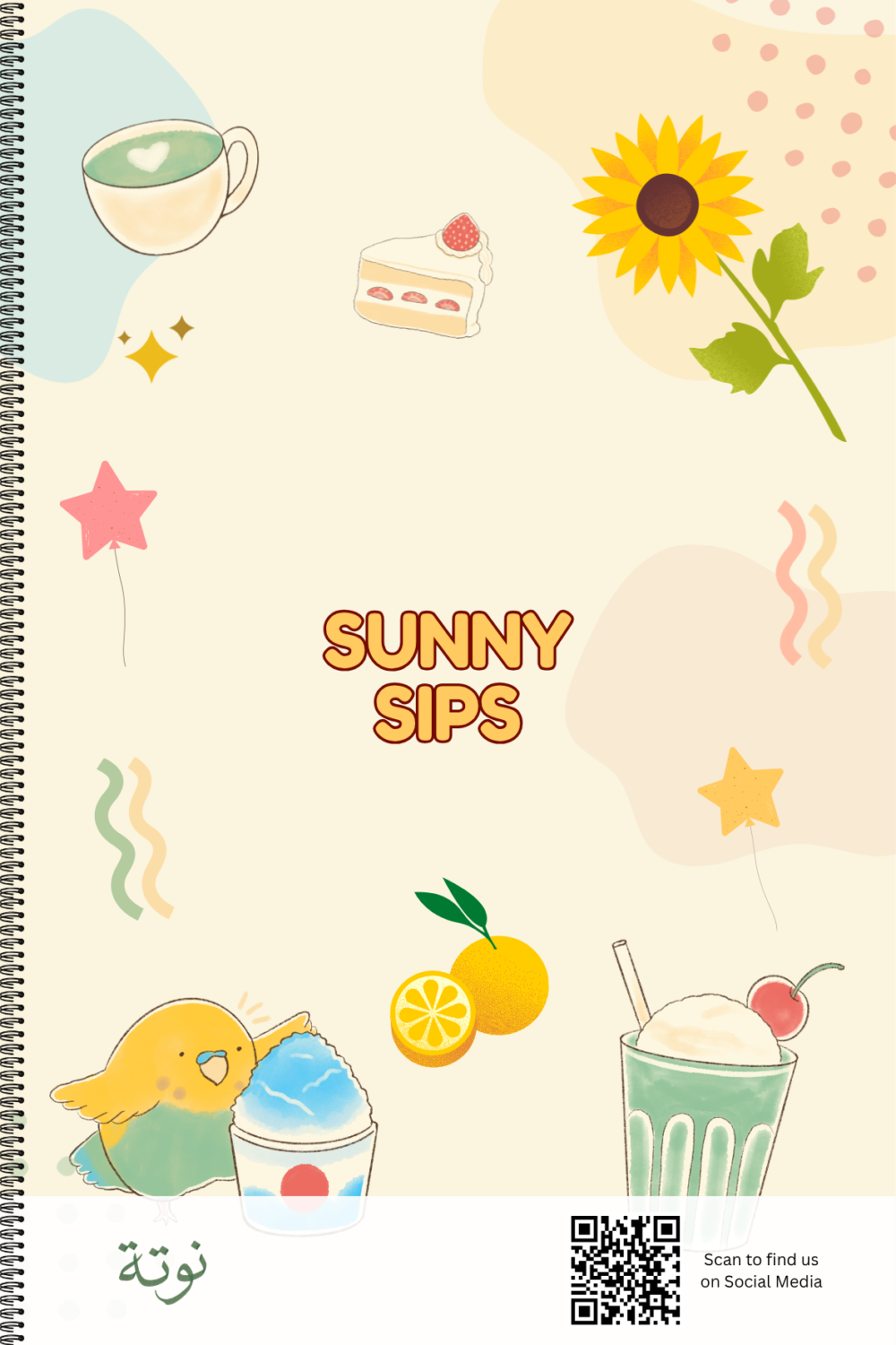 Sunny Sips Notebook